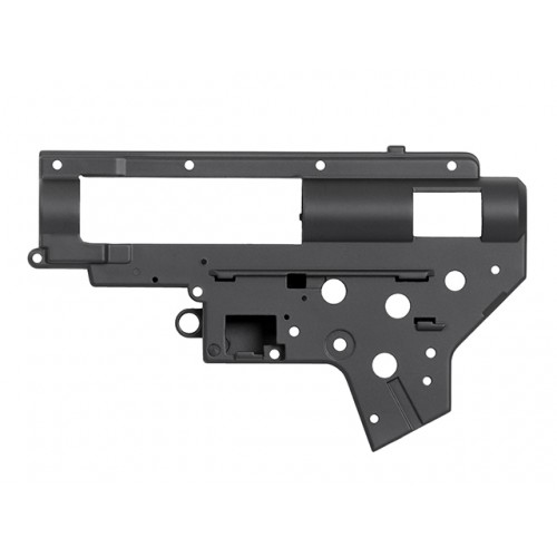 JG V2 8mm Gearbox Shell, This gearbox shell is constructed out of metal, and is reinforced out of the box